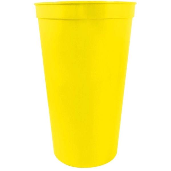 22 oz. Smooth Wall Plastic Stadium Cup - 22 oz. Smooth Wall Plastic Stadium Cup - Image 10 of 22
