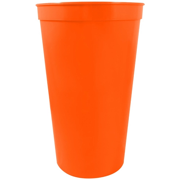 22 oz. Smooth Wall Plastic Stadium Cup - 22 oz. Smooth Wall Plastic Stadium Cup - Image 11 of 22