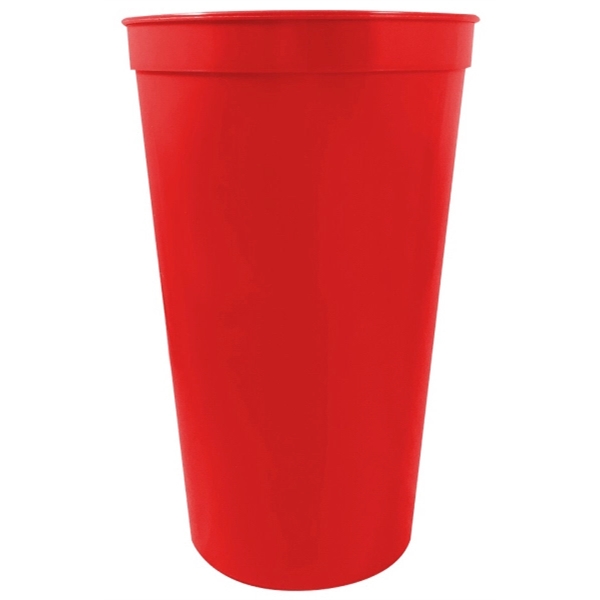 22 oz. Smooth Wall Plastic Stadium Cup - 22 oz. Smooth Wall Plastic Stadium Cup - Image 13 of 22