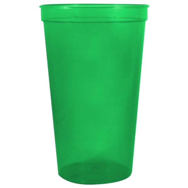 22 oz. Smooth Wall Plastic Stadium Cup - 22 oz. Smooth Wall Plastic Stadium Cup - Image 17 of 22