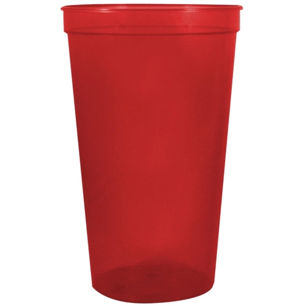 22 oz. Smooth Wall Plastic Stadium Cup - 22 oz. Smooth Wall Plastic Stadium Cup - Image 19 of 22
