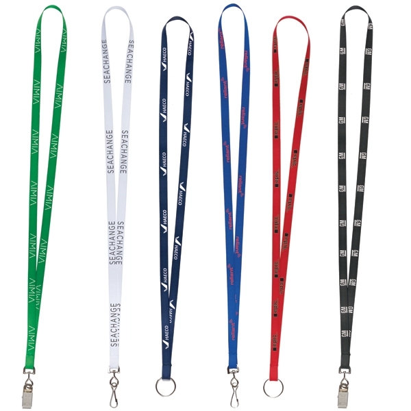 3/8" EconoWeave Silk Screen Lanyard