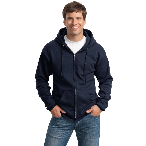 Port & Company - Essential Fleece Full-Zip Hooded Sweatsh... - Port & Company - Essential Fleece Full-Zip Hooded Sweatsh... - Image 3 of 57