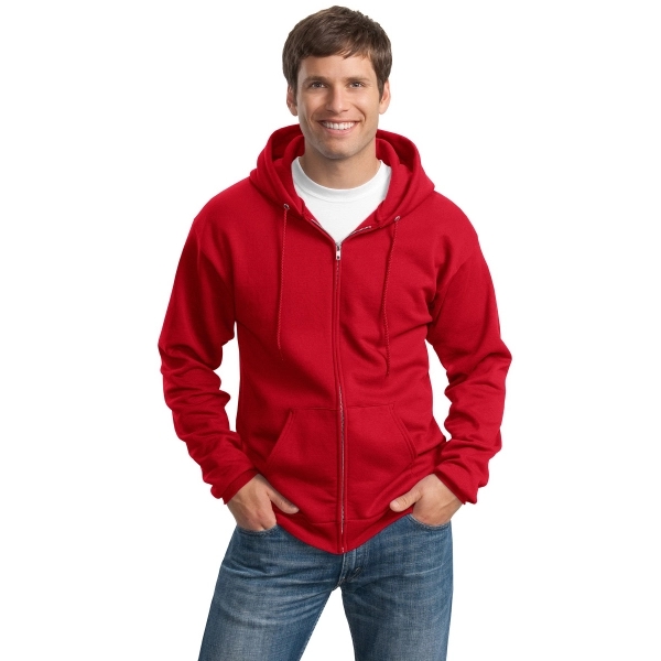 Port & Company - Essential Fleece Full-Zip Hooded Sweatsh... - Port & Company - Essential Fleece Full-Zip Hooded Sweatsh... - Image 5 of 57