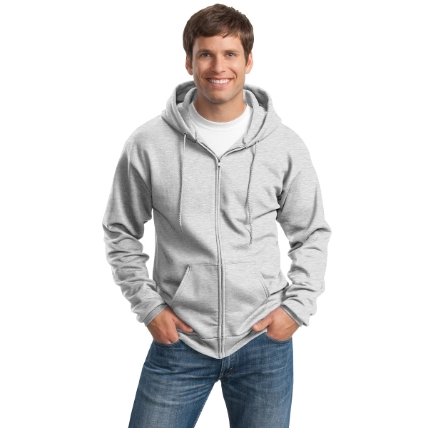 Port & Company - Essential Fleece Full-Zip Hooded Sweatsh... - Port & Company - Essential Fleece Full-Zip Hooded Sweatsh... - Image 9 of 57