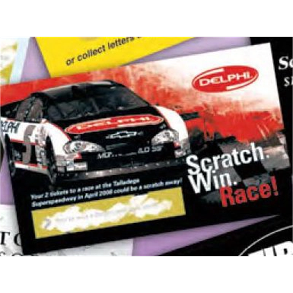 4" x 6" Custom Scratch-N-Win Card - 4" x 6" Custom Scratch-N-Win Card - Image 0 of 3