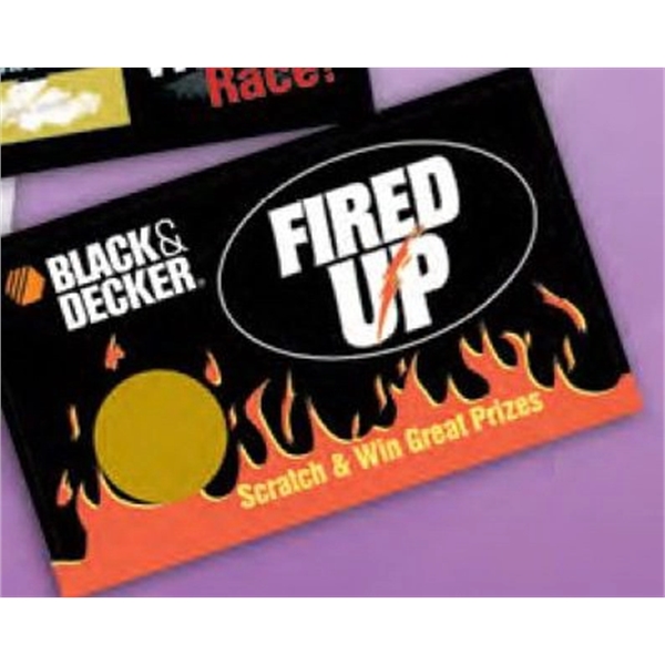 2" x 3.5" Custom Scratch-N-Win Card - 2" x 3.5" Custom Scratch-N-Win Card - Image 1 of 4