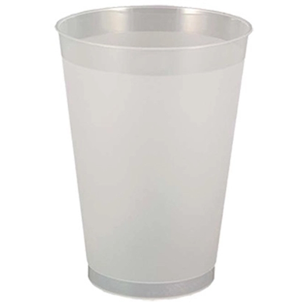 12 oz. Frosted Translucent Plastic Stadium Cup - 12 oz. Frosted Translucent Plastic Stadium Cup - Image 2 of 4