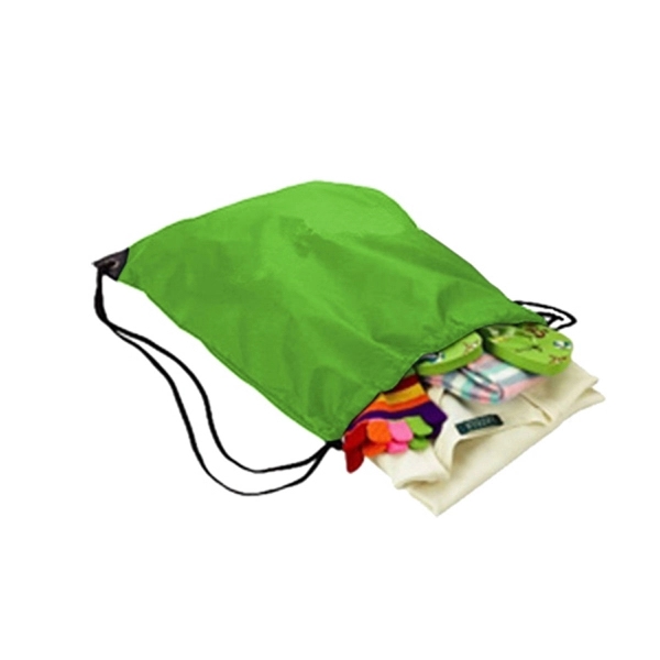 Nylon Drawstring Bag - Nylon Drawstring Bag - Image 6 of 11