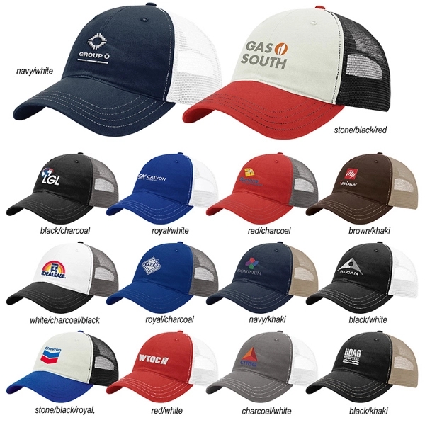 Richardson Washed Trucker Cap - Richardson Washed Trucker Cap - Image 0 of 0