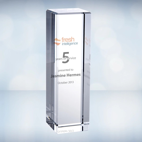 Color Imprinted Rectangular Column - Small