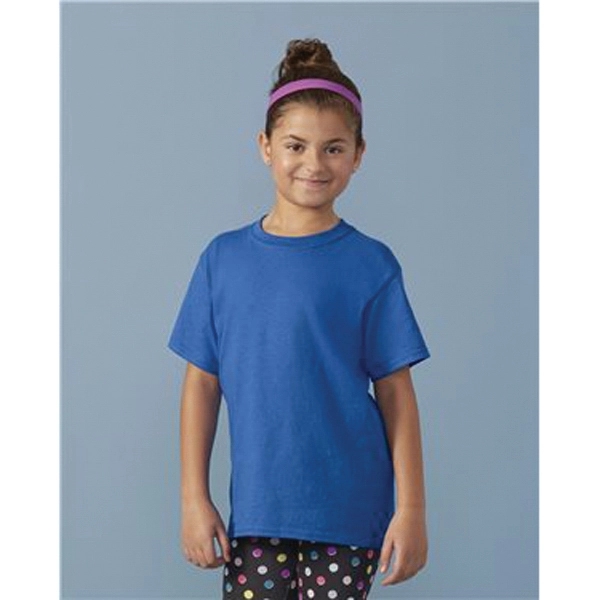 Gildan Heavy Cotton™ Youth T-Shirt for Tie-Dye - Gildan Heavy Cotton™ Youth T-Shirt for Tie-Dye - Image 0 of 3