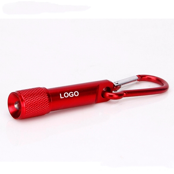 LED Flashlight Torch with Climbing Carabiner - LED Flashlight Torch with Climbing Carabiner - Image 3 of 3