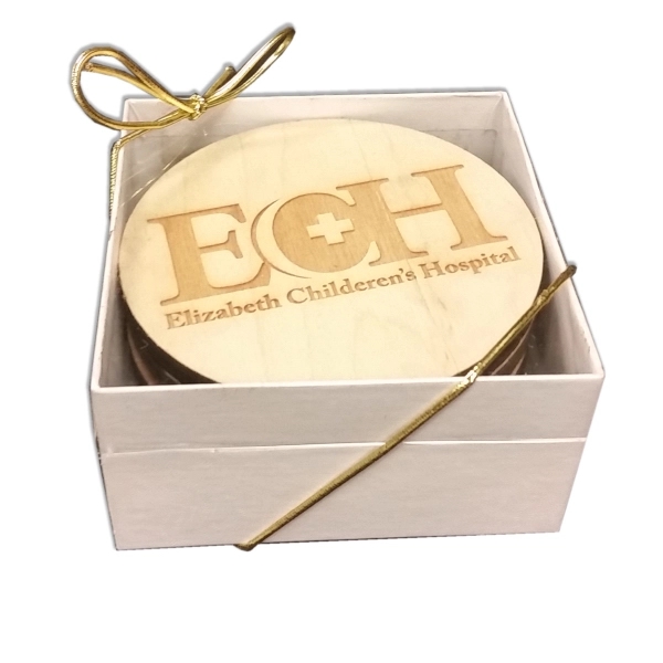 Laser Etched Birch Wood Coaster Set of 4 - Laser Etched Birch Wood Coaster Set of 4 - Image 0 of 0