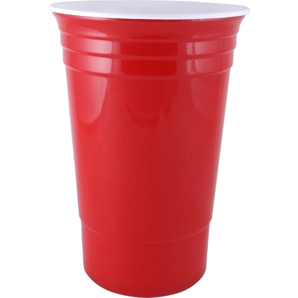 THE PARTY CUP® - 16 oz. Double Wall Insulated Plastic Cup - THE PARTY CUP® - 16 oz. Double Wall Insulated Plastic Cup - Image 4 of 11