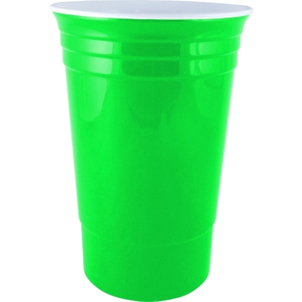 THE PARTY CUP® - 16 oz. Double Wall Insulated Plastic Cup - THE PARTY CUP® - 16 oz. Double Wall Insulated Plastic Cup - Image 7 of 11