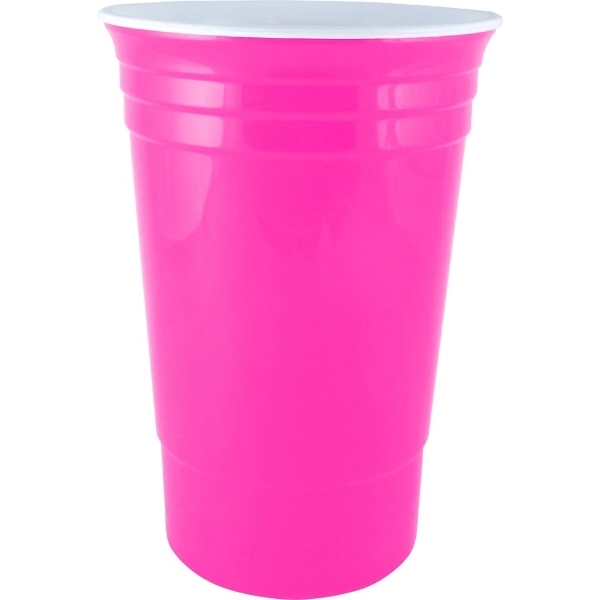 THE PARTY CUP® - 16 oz. Double Wall Insulated Plastic Cup - THE PARTY CUP® - 16 oz. Double Wall Insulated Plastic Cup - Image 9 of 11