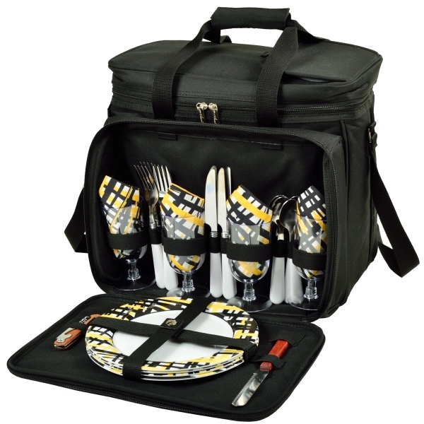 Picnic Set for 4 with Cooler - Picnic Set for 4 with Cooler - Image 8 of 13
