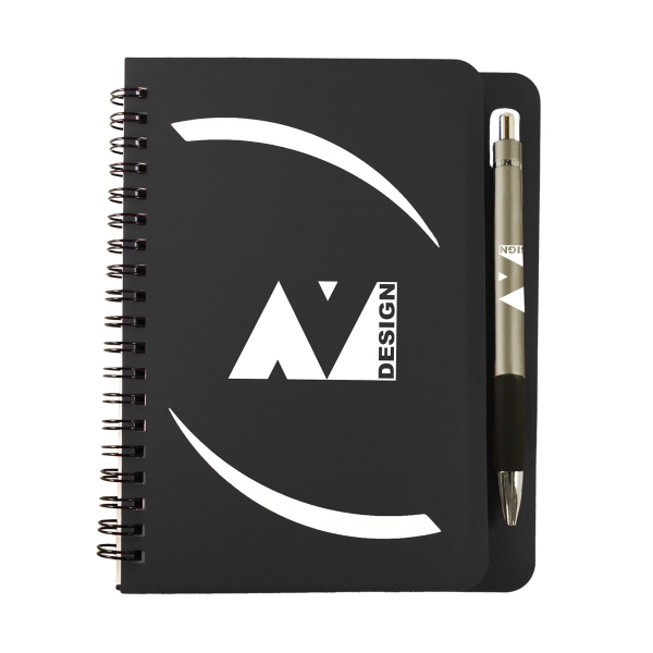 5" x 7" Huntington Notebook with Pen - 5" x 7" Huntington Notebook with Pen - Image 0 of 9