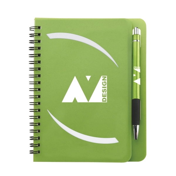 5" x 7" Huntington Notebook with Pen - 5" x 7" Huntington Notebook with Pen - Image 4 of 9