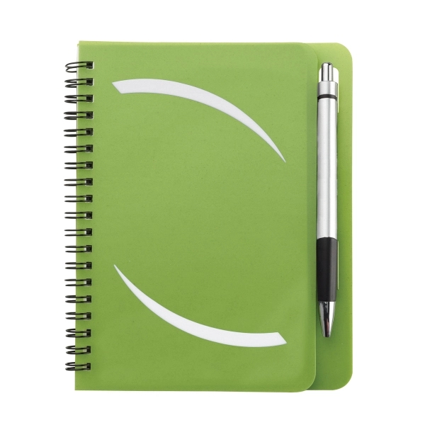 5" x 7" Huntington Notebook with Pen - 5" x 7" Huntington Notebook with Pen - Image 5 of 9