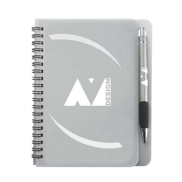 5" x 7" Huntington Notebook with Pen - 5" x 7" Huntington Notebook with Pen - Image 6 of 9