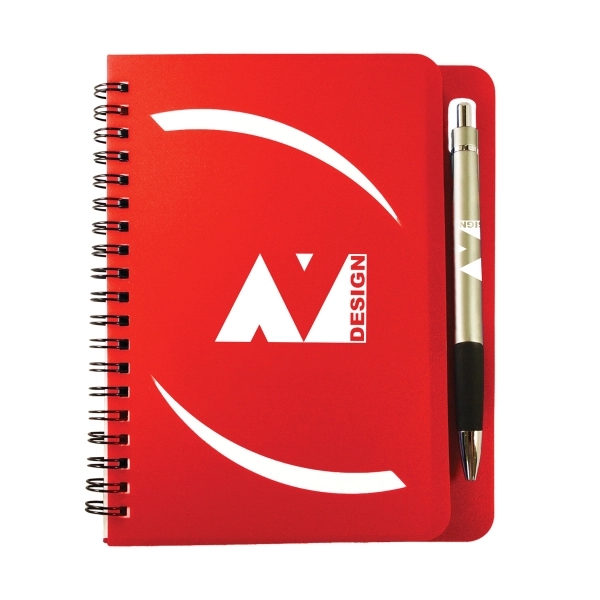 5" x 7" Huntington Notebook with Pen - 5" x 7" Huntington Notebook with Pen - Image 8 of 9