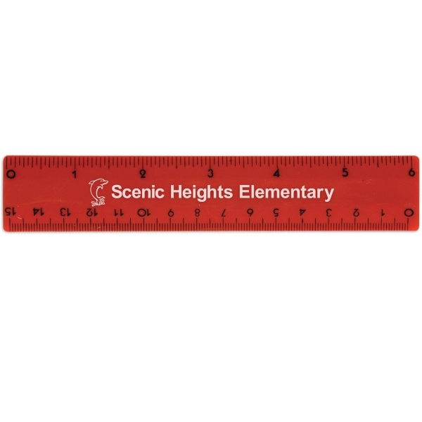 6" Plastic Ruler - 6" Plastic Ruler - Image 1 of 15