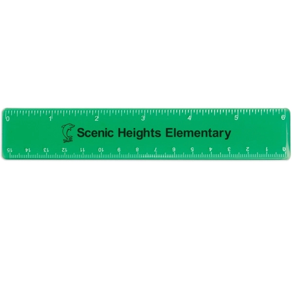 6" Plastic Ruler - 6" Plastic Ruler - Image 3 of 15
