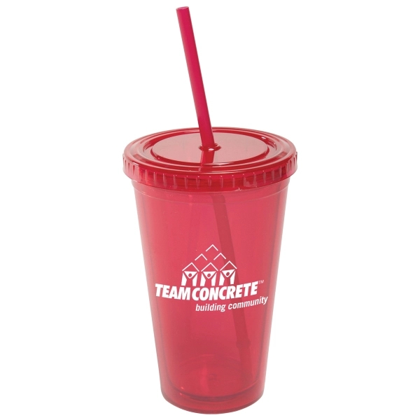 Chick Fil A and Dr Pepper Red Tumbler 16 Oz Cup Made USA BPA Free