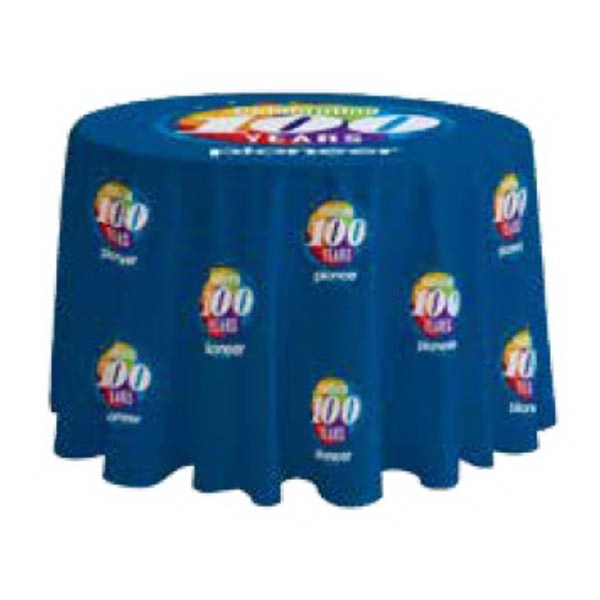4-ft. Round FULL BLEED Table Cover w/ 21" Overhang W/O SEAM - 4-ft. Round FULL BLEED Table Cover w/ 21" Overhang W/O SEAM - Image 0 of 0