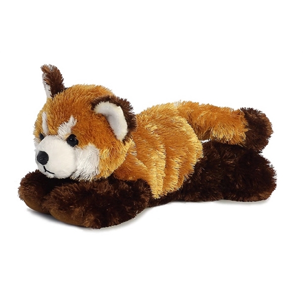 8" Laying Red Panda Bear