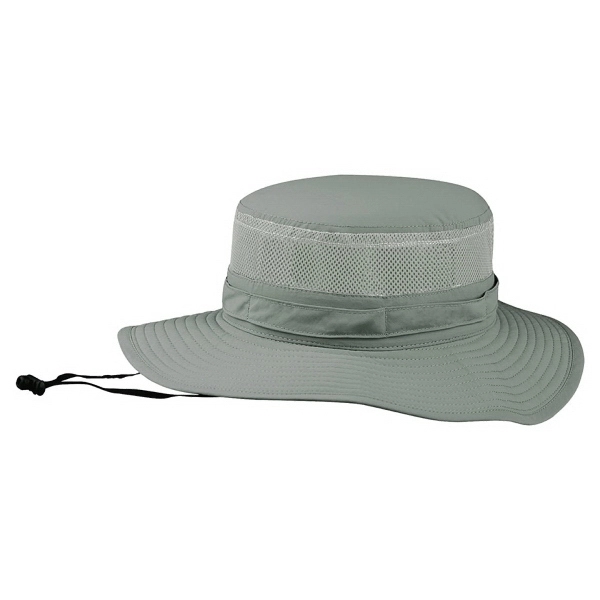Taslon UV Bucket Hat w/Mesh Crown - Taslon UV Bucket Hat w/Mesh Crown - Image 4 of 5