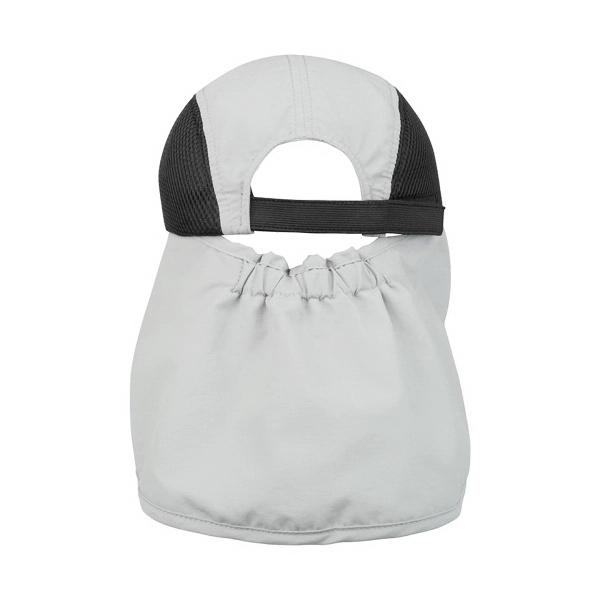 Talson UV Cap w/Flap and Chin Cord - Talson UV Cap w/Flap and Chin Cord - Image 1 of 3