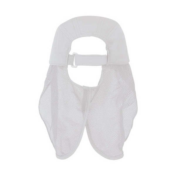 Taslon UV 5 Panel Cap w/Mesh Tuck Away Flap - Taslon UV 5 Panel Cap w/Mesh Tuck Away Flap - Image 2 of 2