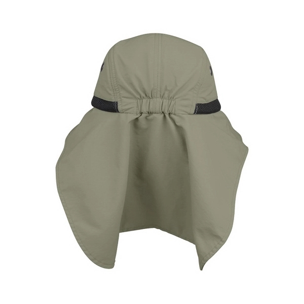 Nylon Wide Brim Flap Cap - Nylon Wide Brim Flap Cap - Image 1 of 2