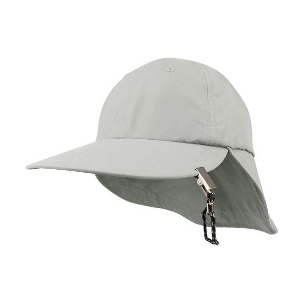 Microfiber Flap Cap w/String & Clip - Microfiber Flap Cap w/String & Clip - Image 2 of 3