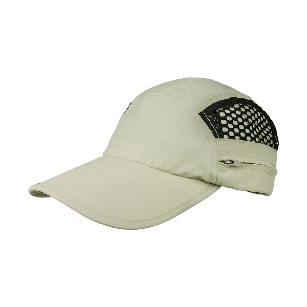 Taslon UV Cap w/Hidden Flap - Taslon UV Cap w/Hidden Flap - Image 1 of 1