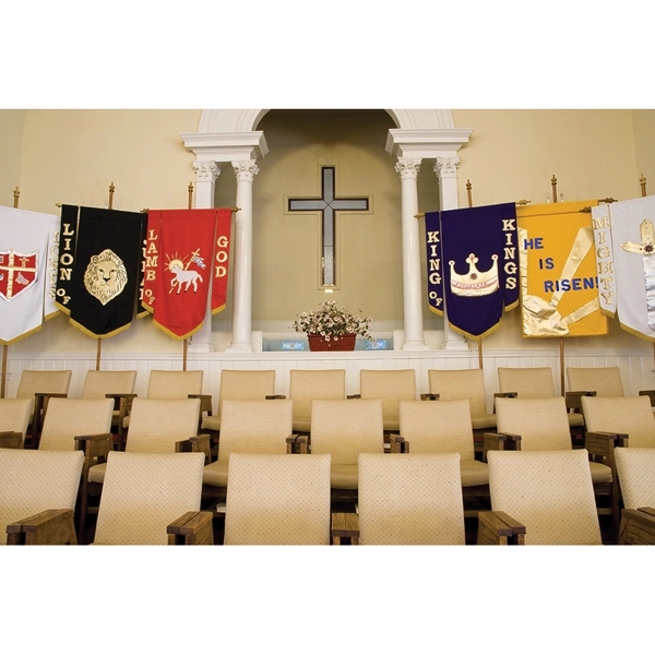 Custom Embroidered Podium Banners - 4' x 8' - Custom Embroidered Podium Banners - 4' x 8' - Image 0 of 0