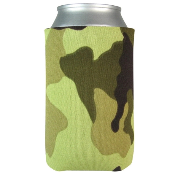 FoamZone USA Made Collapsible Can Cooler with Bottom Imprint - FoamZone USA Made Collapsible Can Cooler with Bottom Imprint - Image 22 of 24
