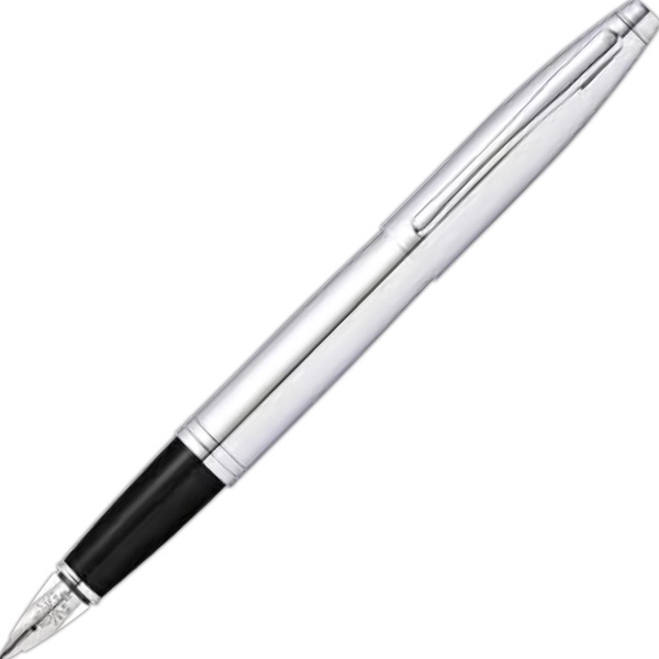 Calais™ Polished Chrome Fountain Pen Medium Nib - Calais™ Polished Chrome Fountain Pen Medium Nib - Image 0 of 5