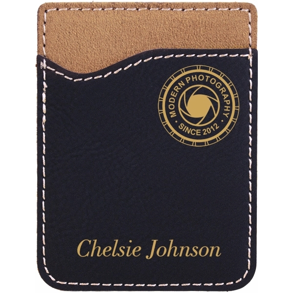 2.375" x 3.125" - Leatherette Phone Wallets - Engraved