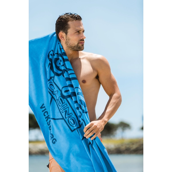 Promotional Velour Beach Towel - Promotional Velour Beach Towel - Image 6 of 7