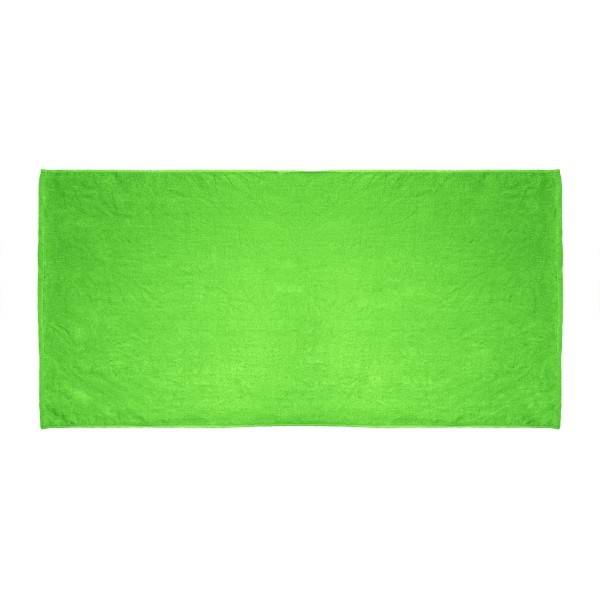 Promotional Velour Beach Towel - Promotional Velour Beach Towel - Image 5 of 7