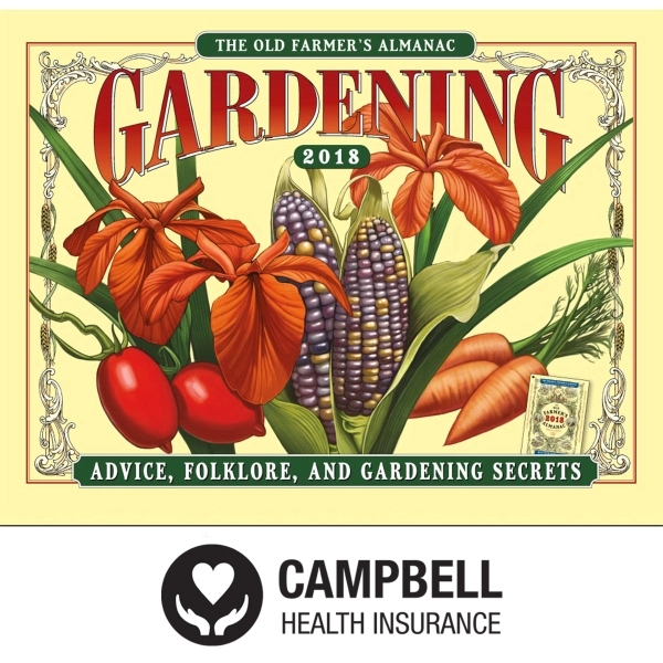 2018 The Old Farmer�s Almanac Gardening Calendar Stapled