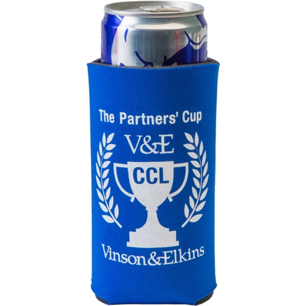 FoamZone Collapsible 12 oz. Slim Can Cooler - FoamZone Collapsible 12 oz. Slim Can Cooler - Image 0 of 12