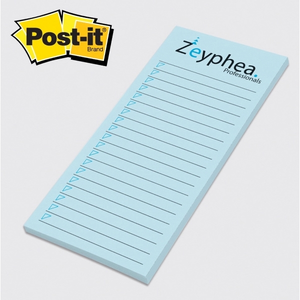 Post-it® Custom Printed Notepad - 2 3/4" x 6" | Plum Grove