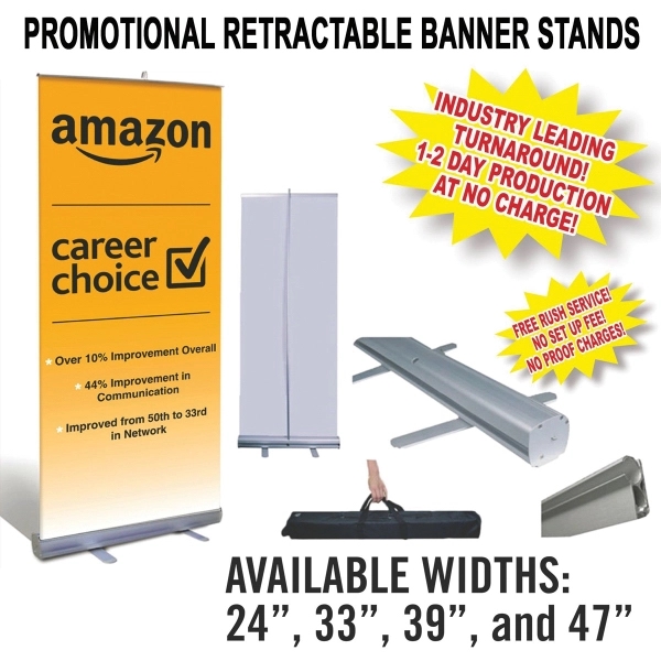 Retractable Stand, Banner & Bag