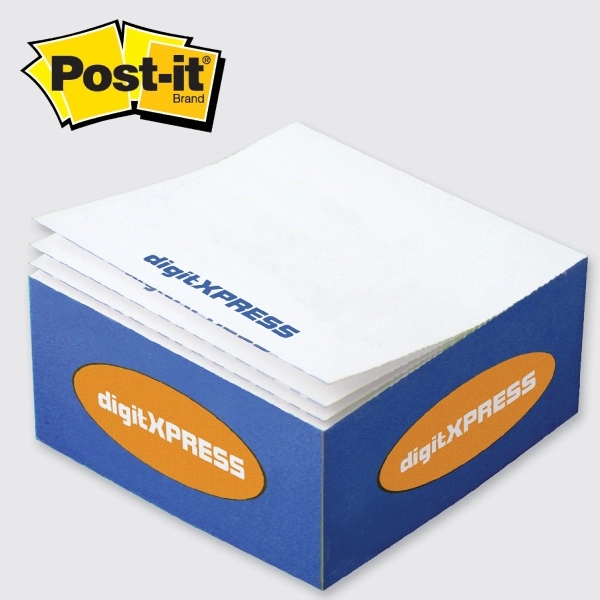 Custom Post-it® Custom Printed Notes Half Cube