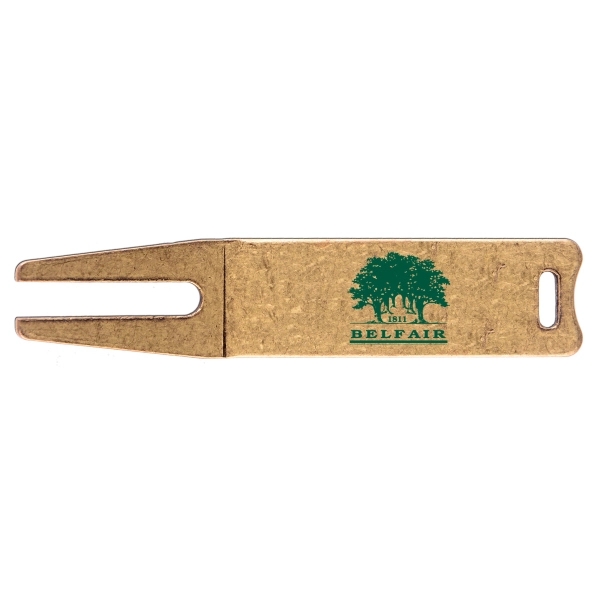 Classic Bent Fork Divot Tool (Pad Printed) - Classic Bent Fork Divot Tool (Pad Printed) - Image 2 of 7